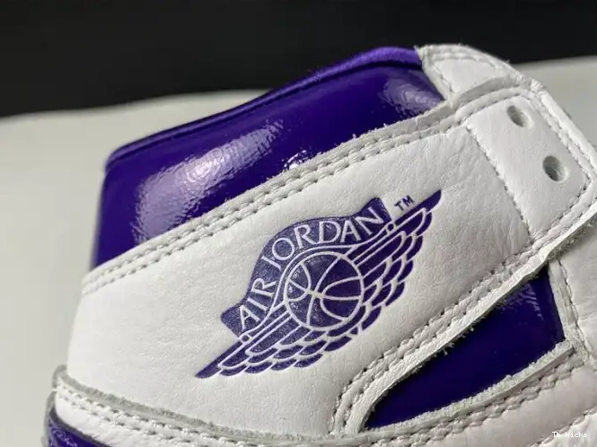 Rep TBK AIR HIGH JORDAN COURT 1 PURPLE RETRO CD0461-151 0617